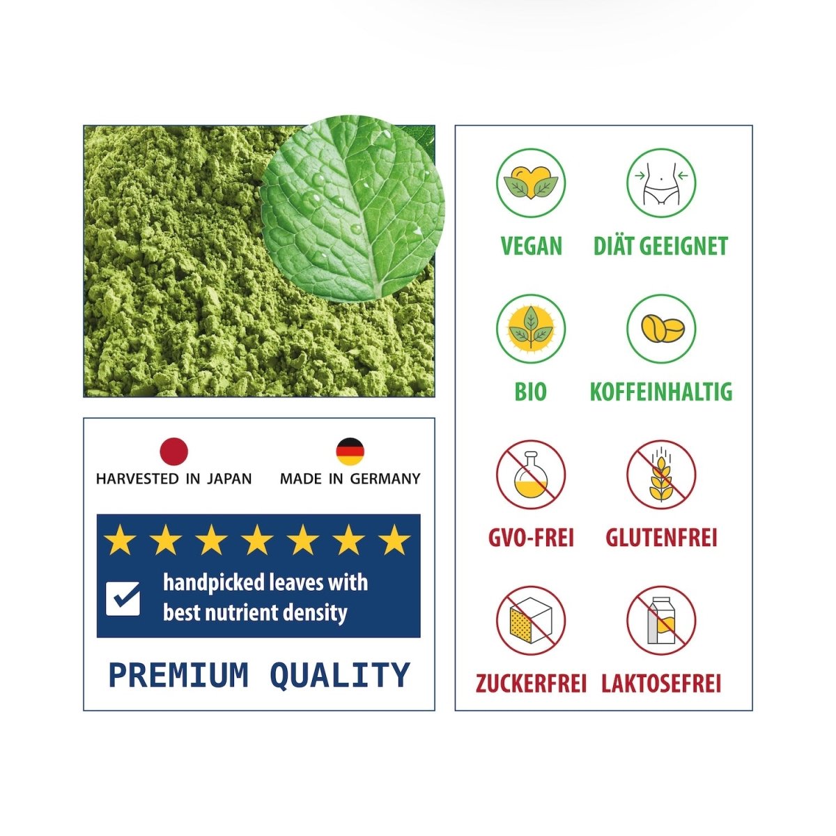 tee-nation.de - Japan Matcha Minze 100 Gramm